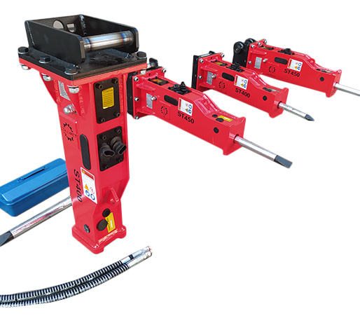 Młoty hydrauliczne do koparek STAL-MET